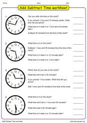 time worksheets for grade 2 edu games org