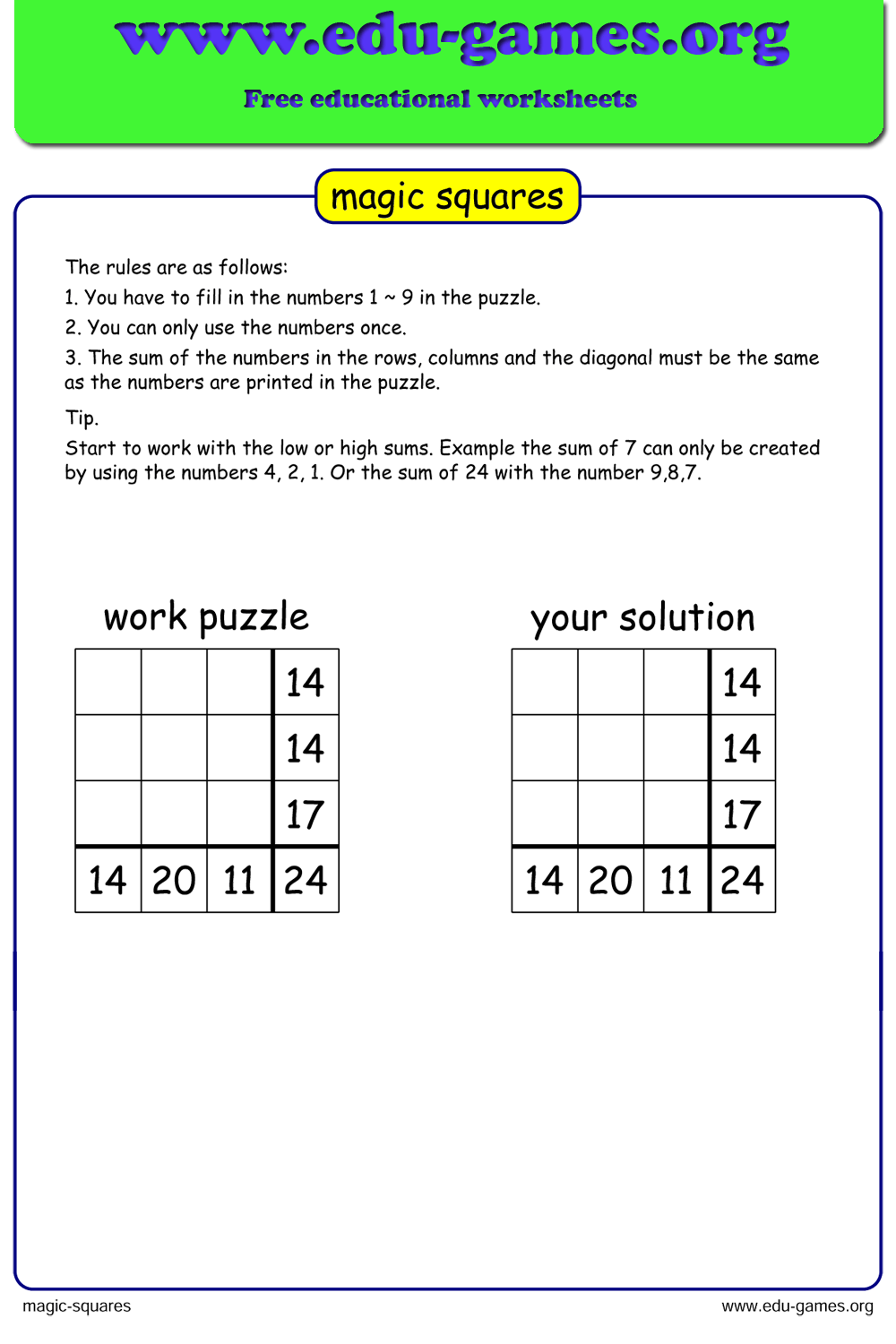 Magic squares png