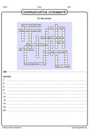 communicative crossword game