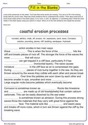 Edu-Games.org Fill in the Blanks generator with text input, word bank, and download-ready worksheet options.