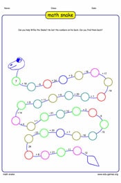 logo math snake
