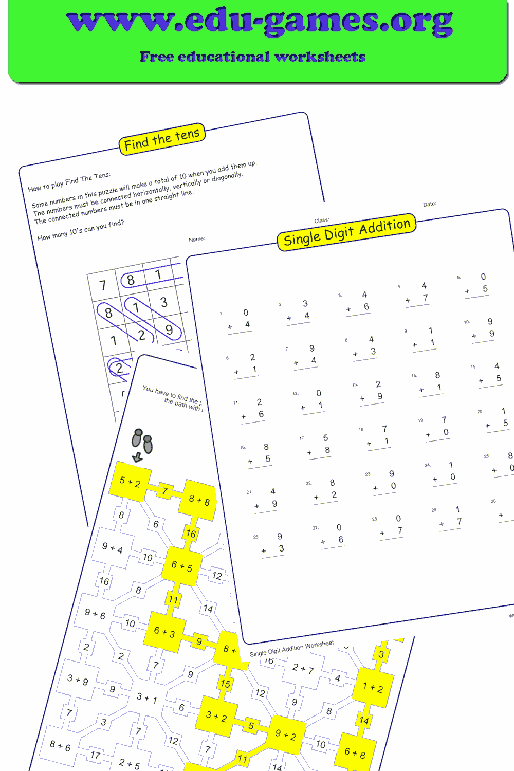 Free Printable Arithmetic Worksheets for Grade 2