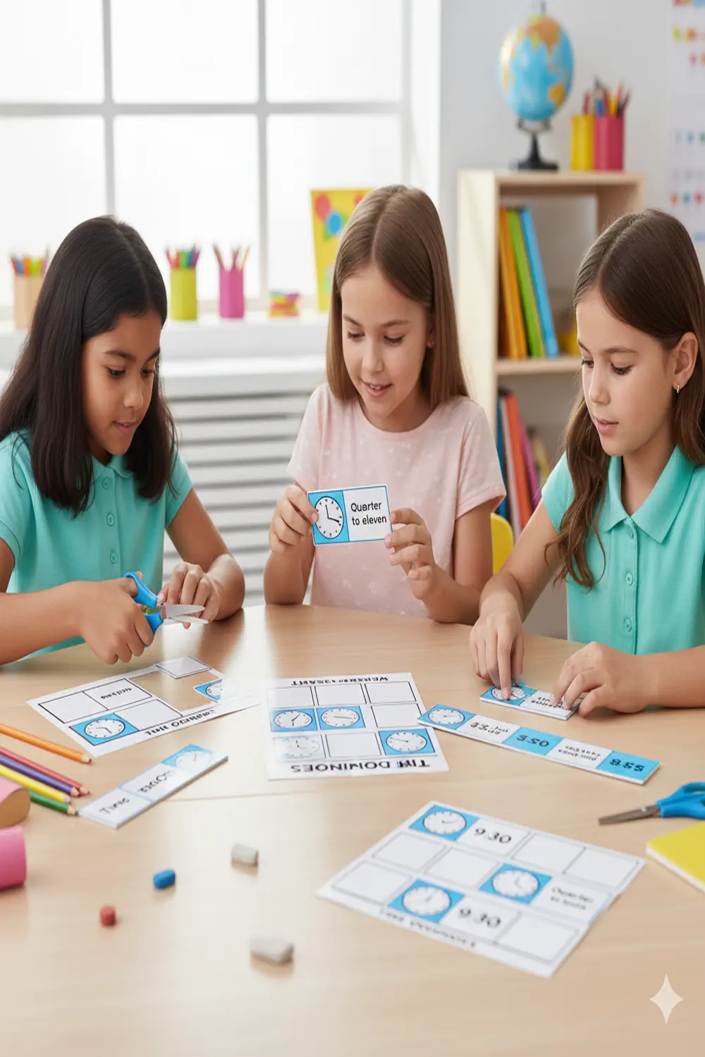 Time Dominoes Worksheet Generator