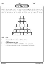 the educational game word pyramid logo