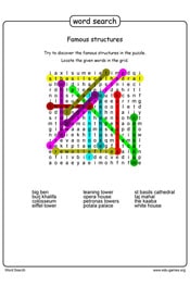 Educational game word search logo